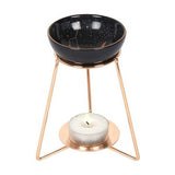 Star Sign Oil Burner Metal Ceramic Aroma Lamp 11.5cm