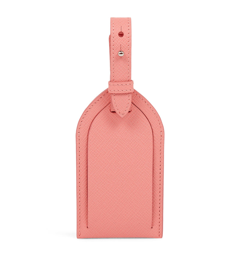 Smythson Calfskin Panama luggage tag (British brand)