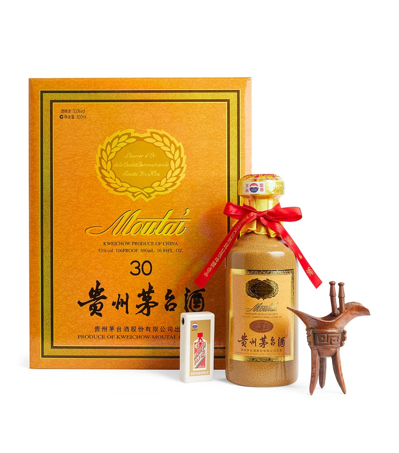Kweichow Moutai 30-Year-Old Chinese baijiu 50cl, imported from the UK