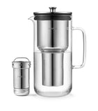 Stainless Steel and Glass Water Purifier with Filter Change Indicator