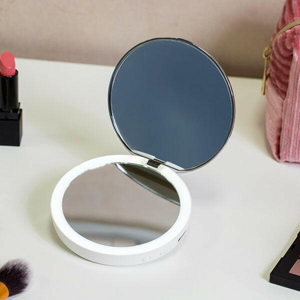 STYLPRO Flip ‘n’ Charge Power Bank Compact LED Mirror GOODS Superdrug