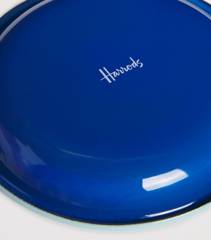 Enamel Plate in Assorted Bright Colours 18cm