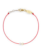 Redline 20th Anniversary Gold and Diamond Thread Bracelet, imported from the UK
