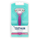 Superdrug Curve 5 Blade System Manual Razor