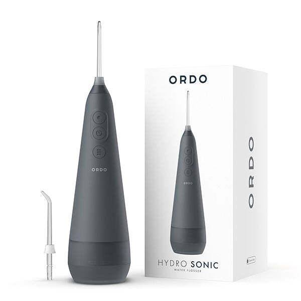 Ordo Hydro Sonic Water Flosser Charcoal Grey 260ml, imported from the UK