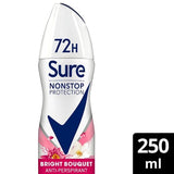 Sure Antiperspirant Deo Aerosol Nonstop Bright Bouquet 250ml GOODS Superdrug