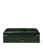 Aspinal Of London Leather Croc-Embossed Savoy Jewellery Box