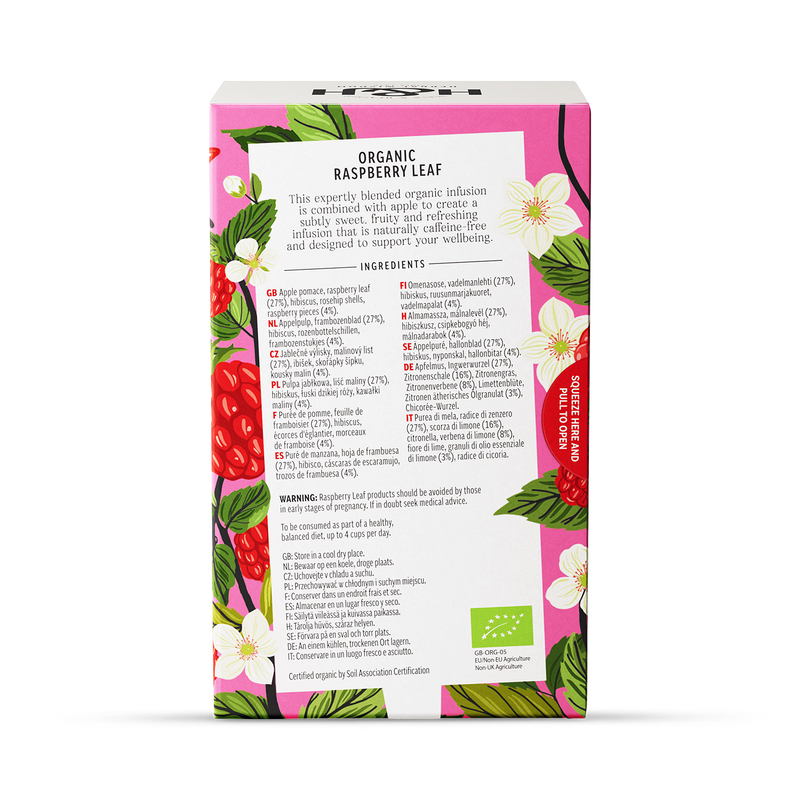 Heath & Heather Organic Raspberry Leaf 20 Tea Bags