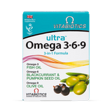 Vitabiotics Ultra Omega 369 Formula Supplement Capsules 60