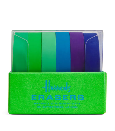 Harrods No Mistakes Erasers Rubber Erasers Set of 6