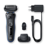 Braun Series 5 50-B1200s Electric Shaver for Men, Blue - McGrocer