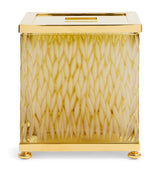 ZODIAC Crystal Amber Tissue Box