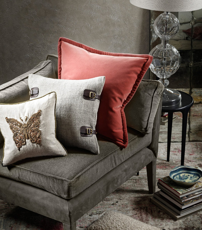 De Le Cuona Velvet Vienna cushion 55cm x 55cm - British product