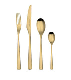Studio William Tilia Satin Gold 24-piece cutlery set (British brand)