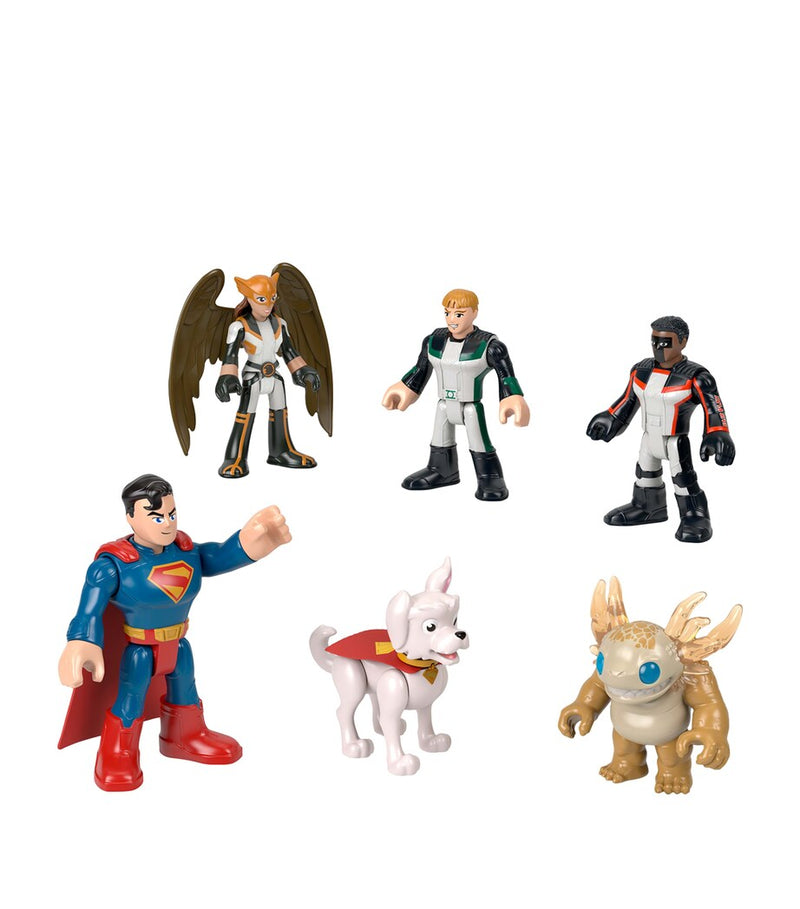 DC Comics action figure multipack with six mini figures - British product
