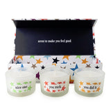 Candlelight Congratulations Gift Set 3-Pack Scented Dinner Candles