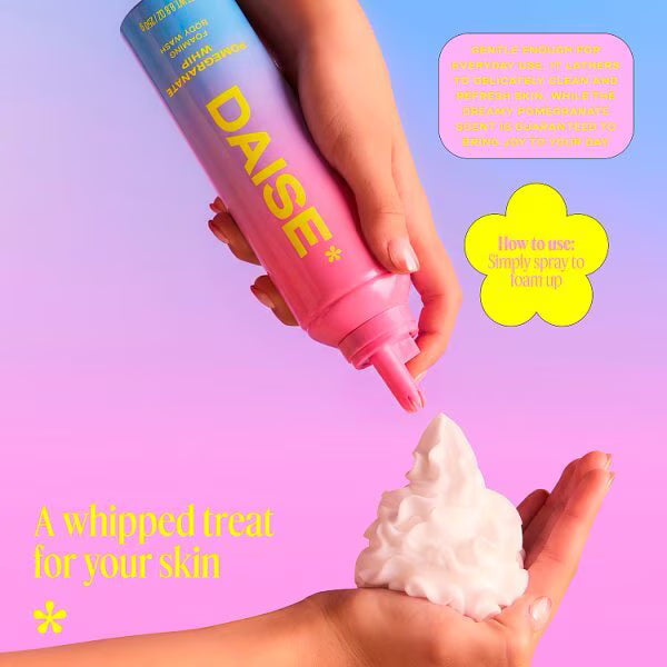Daise foaming body wash pomegranate whip 265ml - British product