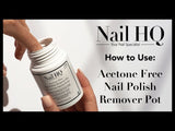 Nail HQ Acetone Free Remover Sponge 75ml , imported from the UK