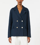 Max Mara linen double-breasted Avenue blazer, imported from the UK