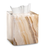 Labrazel Ambarino Onyx Stone Tissue Box Cover