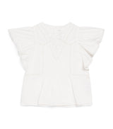 Tartine et Chocolat Cotton Lace-Trim Children's Blouse 2-12 Years