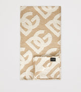Luxury Wool Cashmere Silk Blend Logo Throw 140cm x 180cm