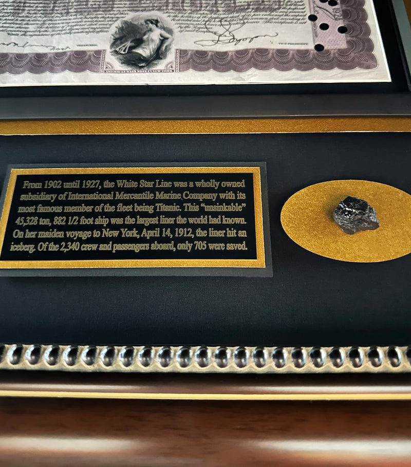 Leipzig Galleries Titanic Last Survivor Autograph and Relic Display