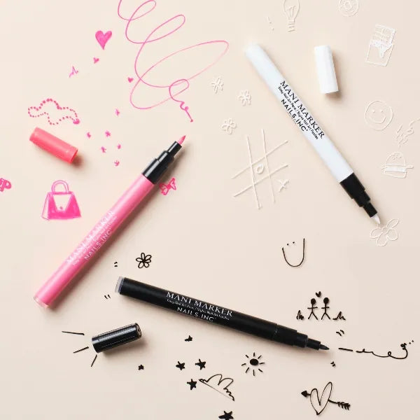 Nails.INC Black Mani Marker 3ml, imported from the UK