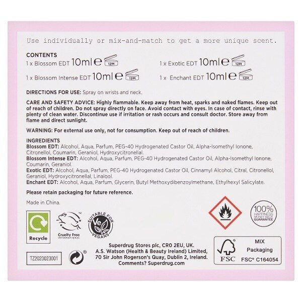 Superdrug Layering Lab EDT Discovery Set x4 GOODS Superdrug