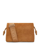 Men's Suede and Calfskin Satchel with Adjustable Strap and Zip Pocket, 24cm x 34cm x 12cm