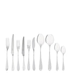 Carrs Silver Vision silver plated 84 piece cutlery set - British product