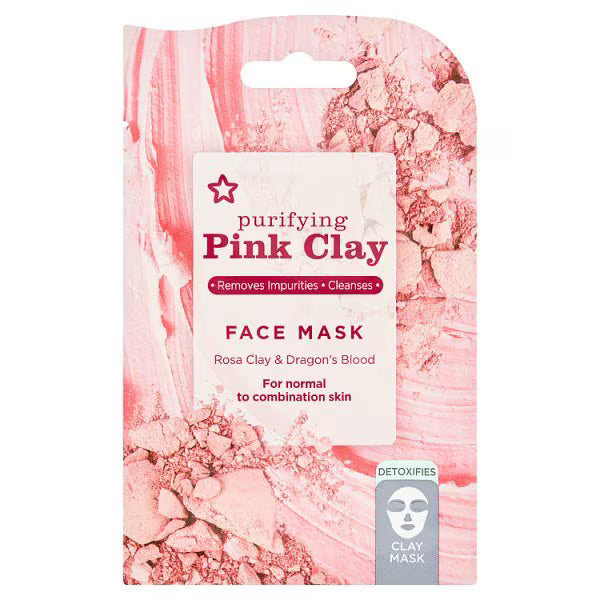 Superdrug Pink Clay Face Mask 15ml (British brand)