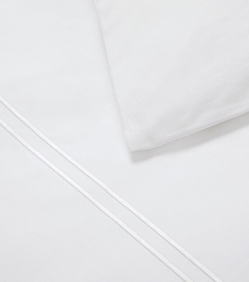 Yves Delorme striped Super King duvet cover 260cm x 220cm (British brand)