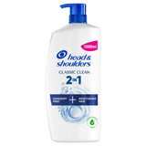 Head & Shoulders Classic Clean 2in1 Anti-Dandruff Shampoo and Conditioner 1000ml pump, UK version