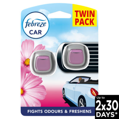Febreze Car Air Freshener Blossom & Breeze 4ml Pack of 2