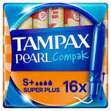 Tampax Pearl Compak Super Plus Tampons With Applicator X 16 GOODS ASDA