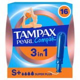 Tampax Pearl Compak Super Plus tampons 16 pack (British brand)