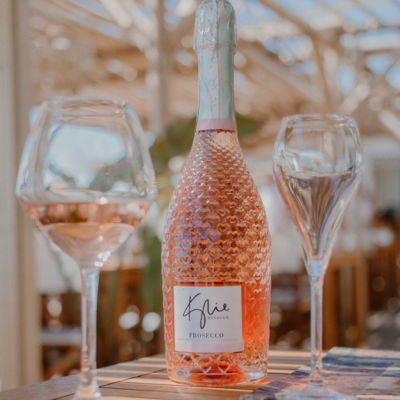 Kylie Minogue Prosecco Rosé 75cl sparkling wine, UK version