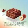 Lindt milk chocolate and hazelnut wafer box 135g, UK version