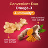 Seven Seas Omega-3 Fish Oil & Immunity Supplement 30 Day Duo Pack (British brand)