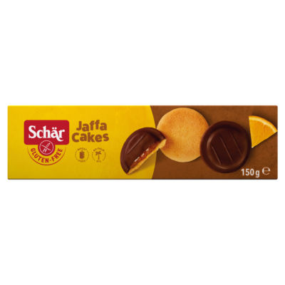 Schar gluten-free jaffa cakes chocolate orange flavour 150g (British brand)
