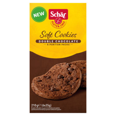 Schar Soft Cookies Double Chocolate 6 x 35g