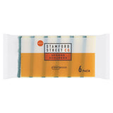 Stamford Street Co. Sponge Scourers x6 Rubber gloves cloths & sponges Sainsburys