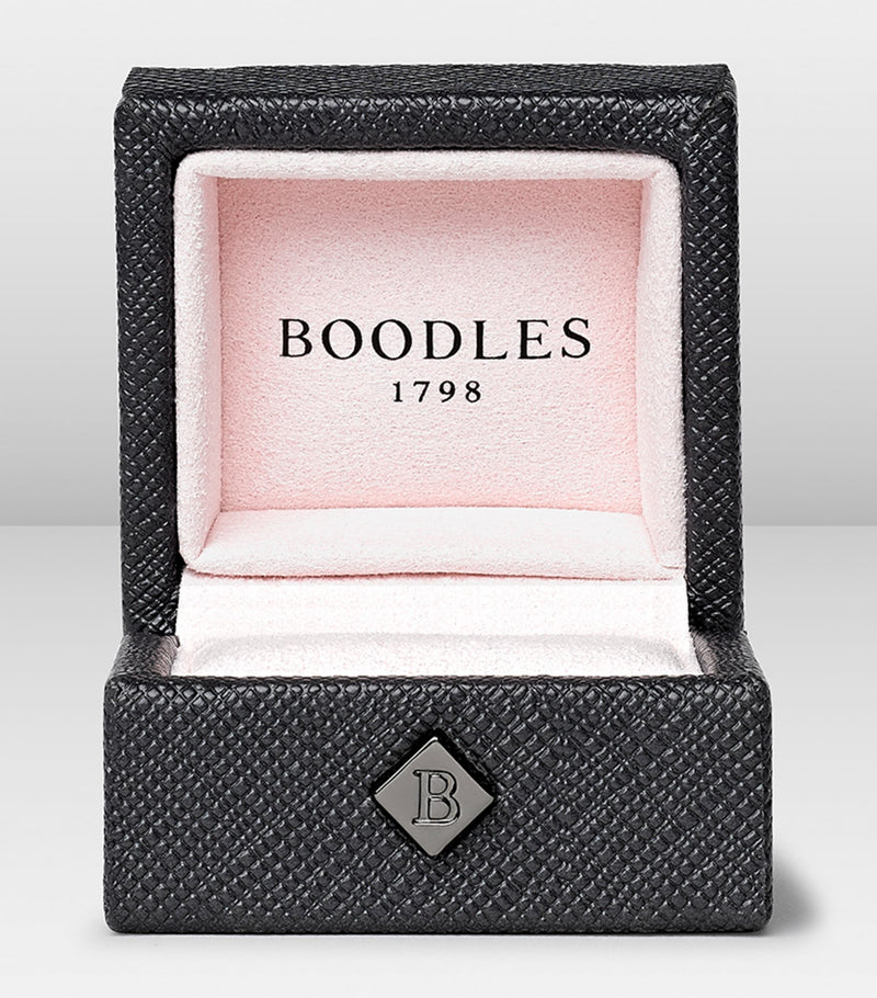 Boodles Platinum and Diamond Classic Stud Earrings - British product