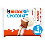 Kinder Milk Chocolate Snack Bars Multipack 6 x 21g