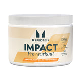 Myprotein Impact Pre-Workout Orange Mango Passionfruit Powder Supplement 150g