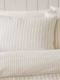 Catherine Lansfield brushed cotton stripe duvet cover set - British product