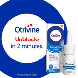 Otrivine Blocked Nose Relief Nasal Spray 0.1% 10ml - McGrocer