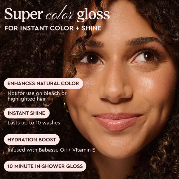 Glaze Super Color Conditioning Gloss Luminous Liquorice 190ml , UK version