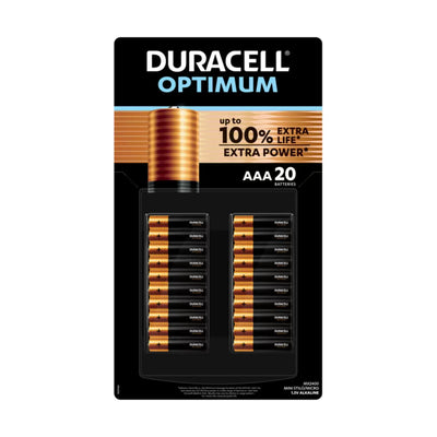 Duracell Optimum AAA Batteries 20 Pack